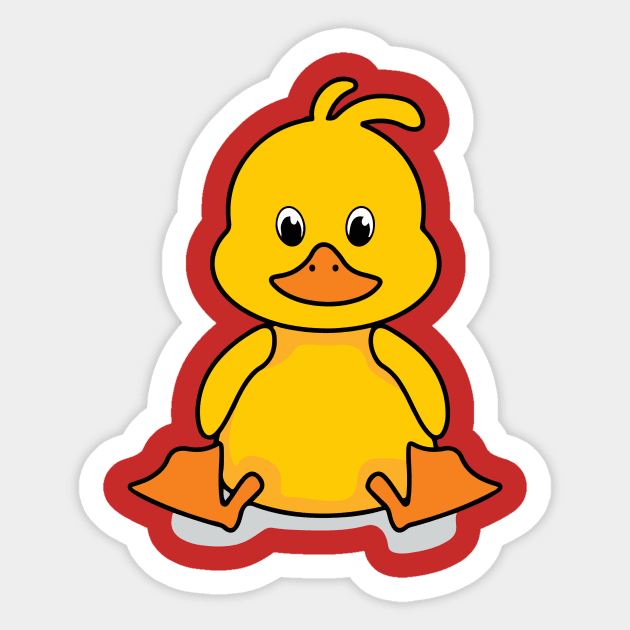 Cute Baby Duck Desing Sticker by SGcreative